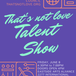 UPCOMING ANNUAL YAC TALENT SHOW!!
